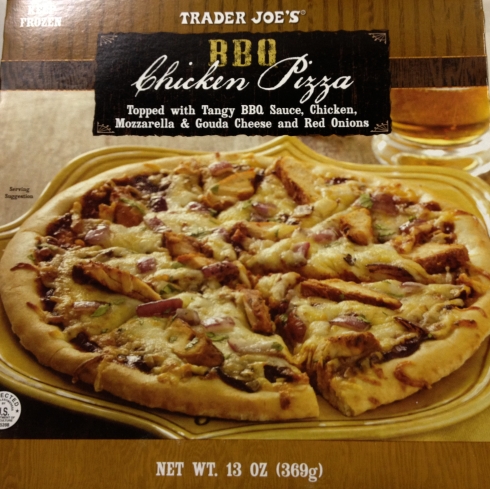 Barbeque chicken pizza from Trader Joe's