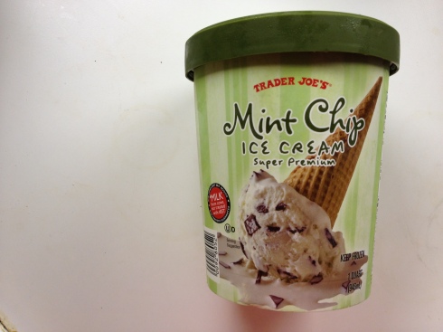 Trader Joe's Mint Chip ice cream